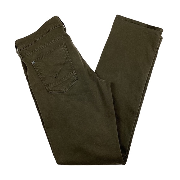 HUDSON Bryon 5 Pocket Straight Jeans Buttonfly Brown - Picture 2 of 12